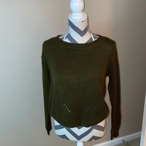 Aeropostale olive green sweater